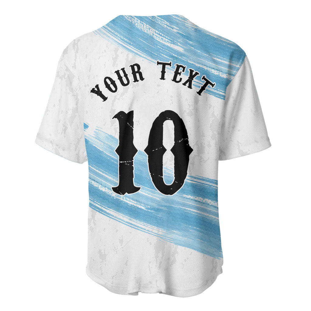 Personalized Argentina Football Baseball Jersey La Seleccion Horse - Sun Of May