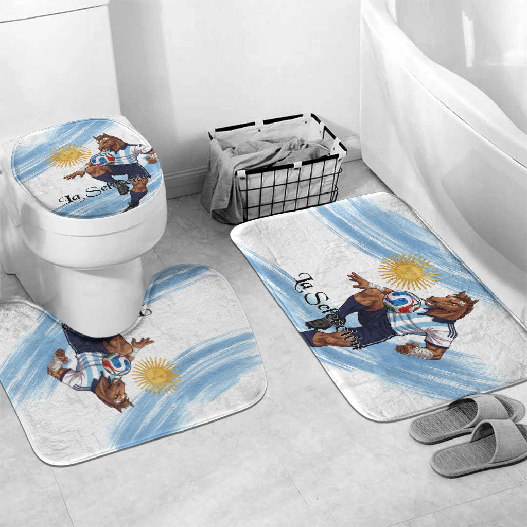 Argentina Football Bathroom Set La Seleccion Horse - Sun Of May