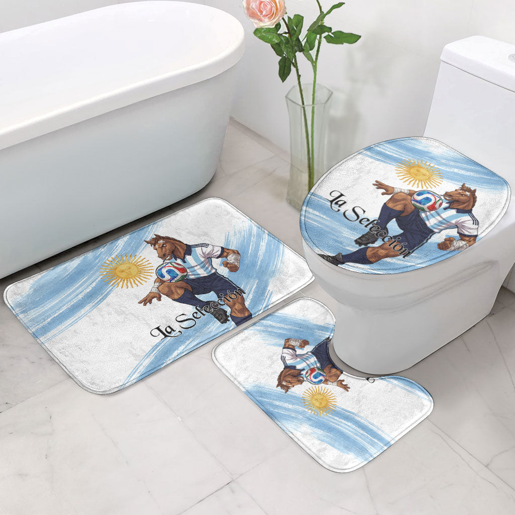 Argentina Football Bathroom Set La Seleccion Horse - Sun Of May