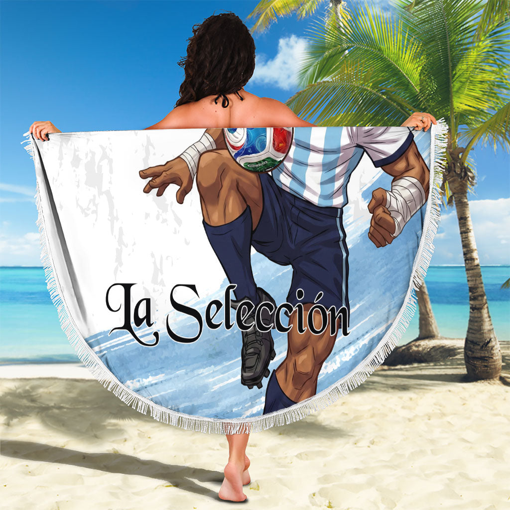 Argentina Football Beach Blanket La Seleccion Horse - Sun Of May