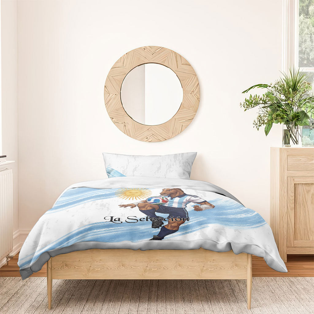 Argentina Football Bedding Set La Seleccion Horse - Sun Of May