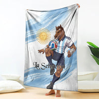 Argentina Football Blanket La Seleccion Horse - Sun Of May