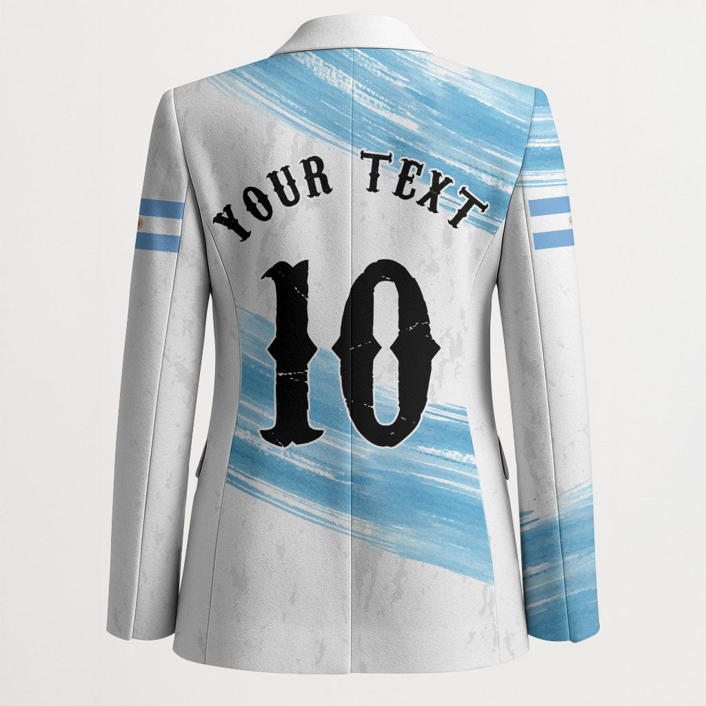 Personalized Argentina Football Blazer La Seleccion Horse - Sun Of May