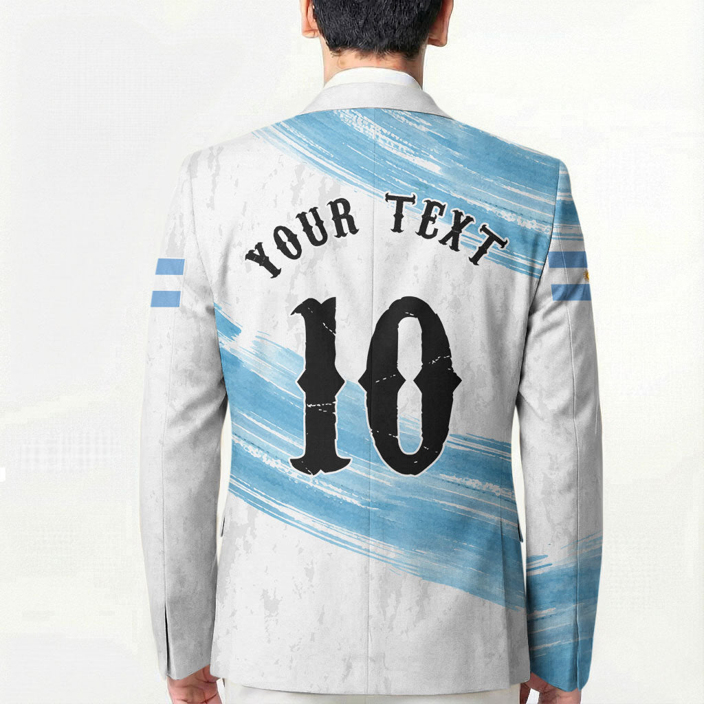 Personalized Argentina Football Blazer La Seleccion Horse - Sun Of May