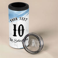 Personalized Argentina Football 4 in 1 Can Cooler Tumbler La Seleccion Horse - Sun Of May