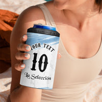 Personalized Argentina Football 4 in 1 Can Cooler Tumbler La Seleccion Horse - Sun Of May