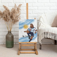 Argentina Football Canvas Wall Art La Seleccion Horse - Sun Of May