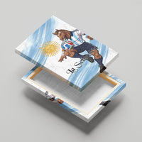 Argentina Football Canvas Wall Art La Seleccion Horse - Sun Of May