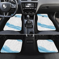 Personalized Argentina Football Car Mats La Seleccion Horse - Sun Of May