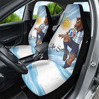 Argentina Football Car Seat Cover La Seleccion Horse - Sun Of May