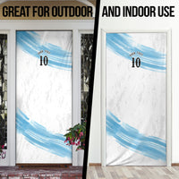 Personalized Argentina Football Door Cover La Seleccion Horse - Sun Of May