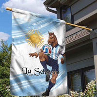 Argentina Football Garden Flag La Seleccion Horse - Sun Of May