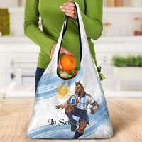 Argentina Football Grocery Bag La Seleccion Horse - Sun Of May