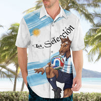 Personalized Argentina Football Hawaiian Shirt La Seleccion Horse - Sun Of May