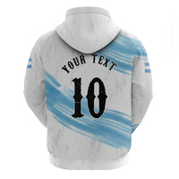 Personalized Argentina Football Hoodie La Seleccion Horse - Sun Of May