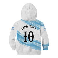 Personalized Argentina Football Kid Hoodie La Seleccion Horse - Sun Of May