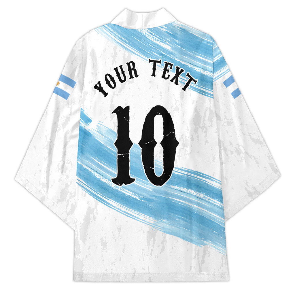 Personalized Argentina Football Kimono La Seleccion Horse - Sun Of May