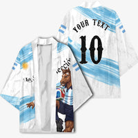 Personalized Argentina Football Kimono La Seleccion Horse - Sun Of May