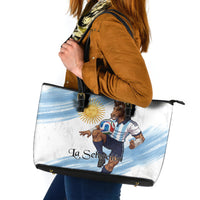 Argentina Football Leather Tote Bag La Seleccion Horse - Sun Of May