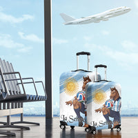 Argentina Football Luggage Cover La Seleccion Horse - Sun Of May