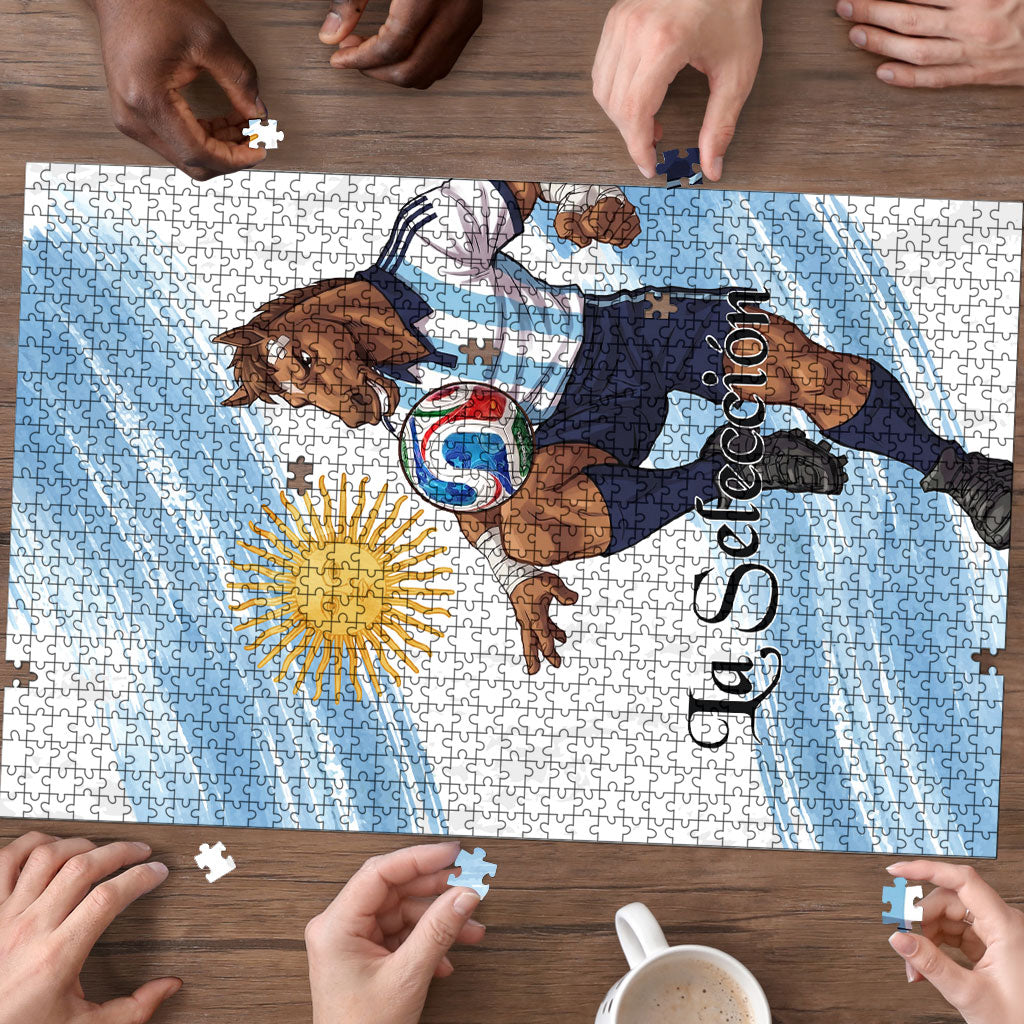 Argentina Football Puzzle La Seleccion Horse - Sun Of May