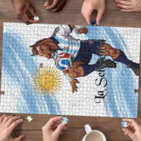 Argentina Football Puzzle La Seleccion Horse - Sun Of May