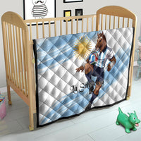 Argentina Football Quilt La Seleccion Horse - Sun Of May