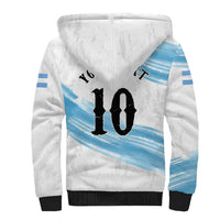 Personalized Argentina Football Sherpa Hoodie La Seleccion Horse - Sun Of May