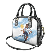 Argentina Football Shoulder Handbag La Seleccion Horse - Sun Of May