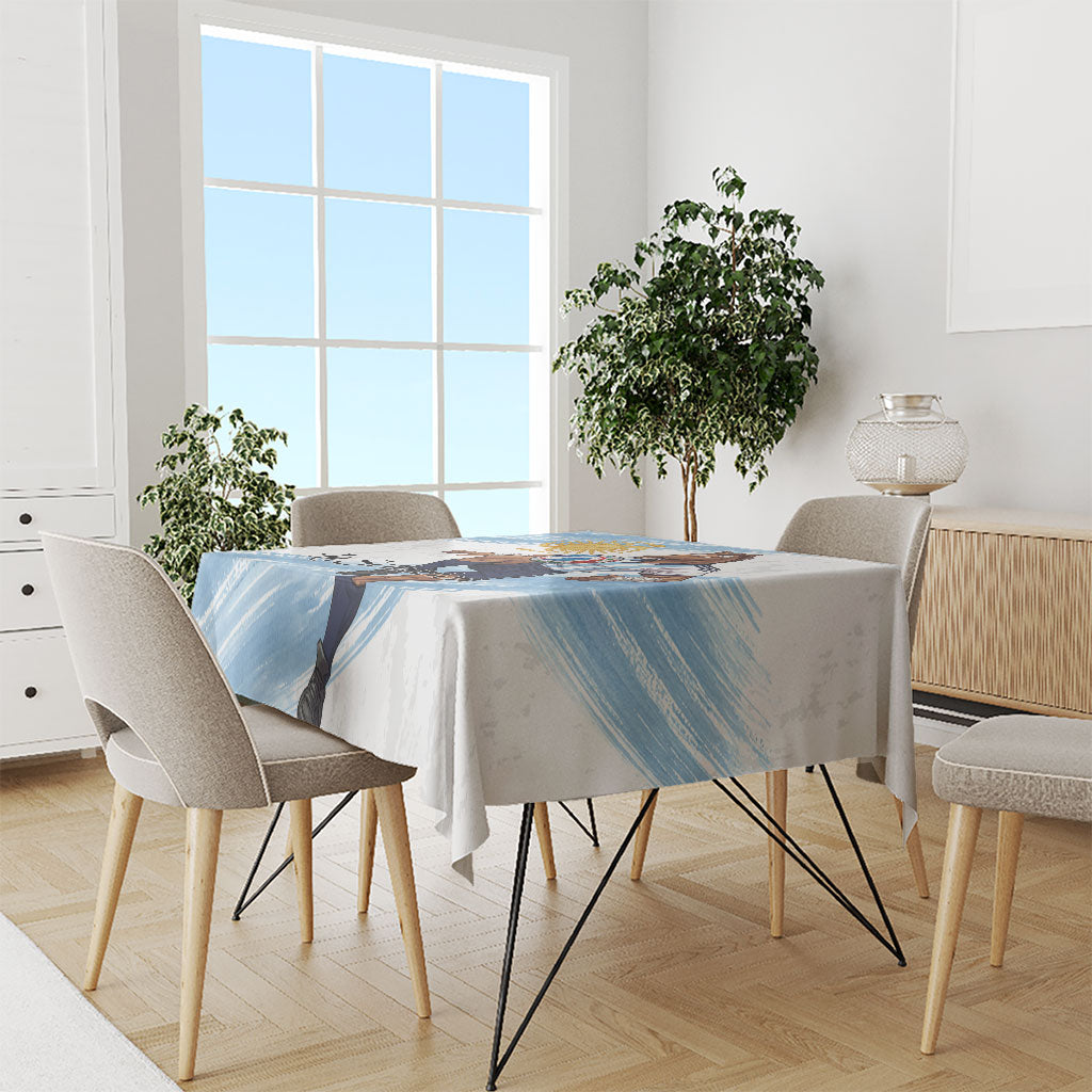 Argentina Football Tablecloth La Seleccion Horse - Sun Of May