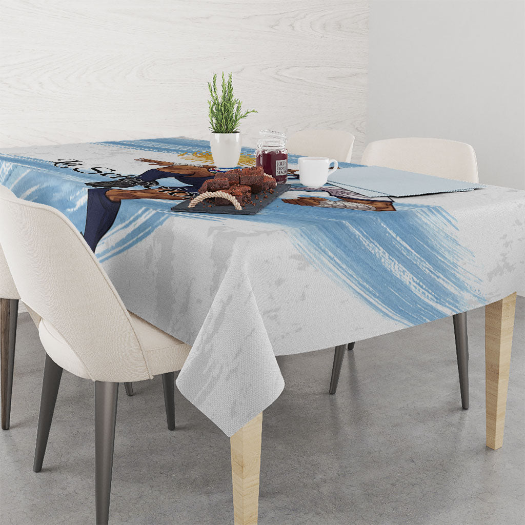 Argentina Football Tablecloth La Seleccion Horse - Sun Of May