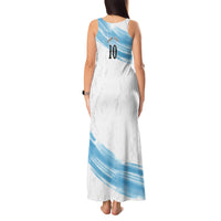 Personalized Argentina Football Tank Maxi Dress La Seleccion Horse - Sun Of May