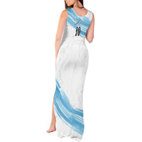 Personalized Argentina Football Tank Maxi Dress La Seleccion Horse - Sun Of May