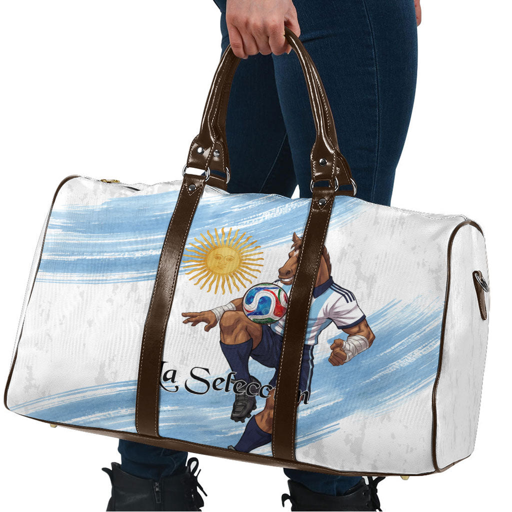 Argentina Football Travel Bag La Seleccion Horse - Sun Of May