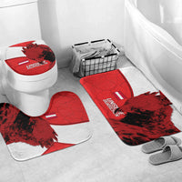 Austria Football Bathroom Set Unsere Burschen Eagle Mascot