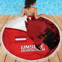 Austria Football Beach Blanket Unsere Burschen Eagle Mascot