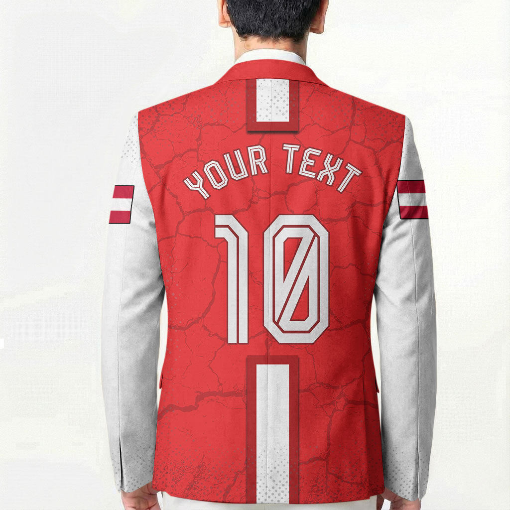 Personalized Austria Football Blazer Unsere Burschen Eagle Mascot