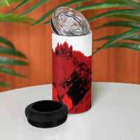 Austria Football 4 in 1 Can Cooler Tumbler Unsere Burschen Eagle Mascot
