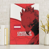 Austria Football Canvas Wall Art Unsere Burschen Eagle Mascot