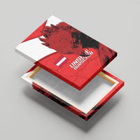 Austria Football Canvas Wall Art Unsere Burschen Eagle Mascot
