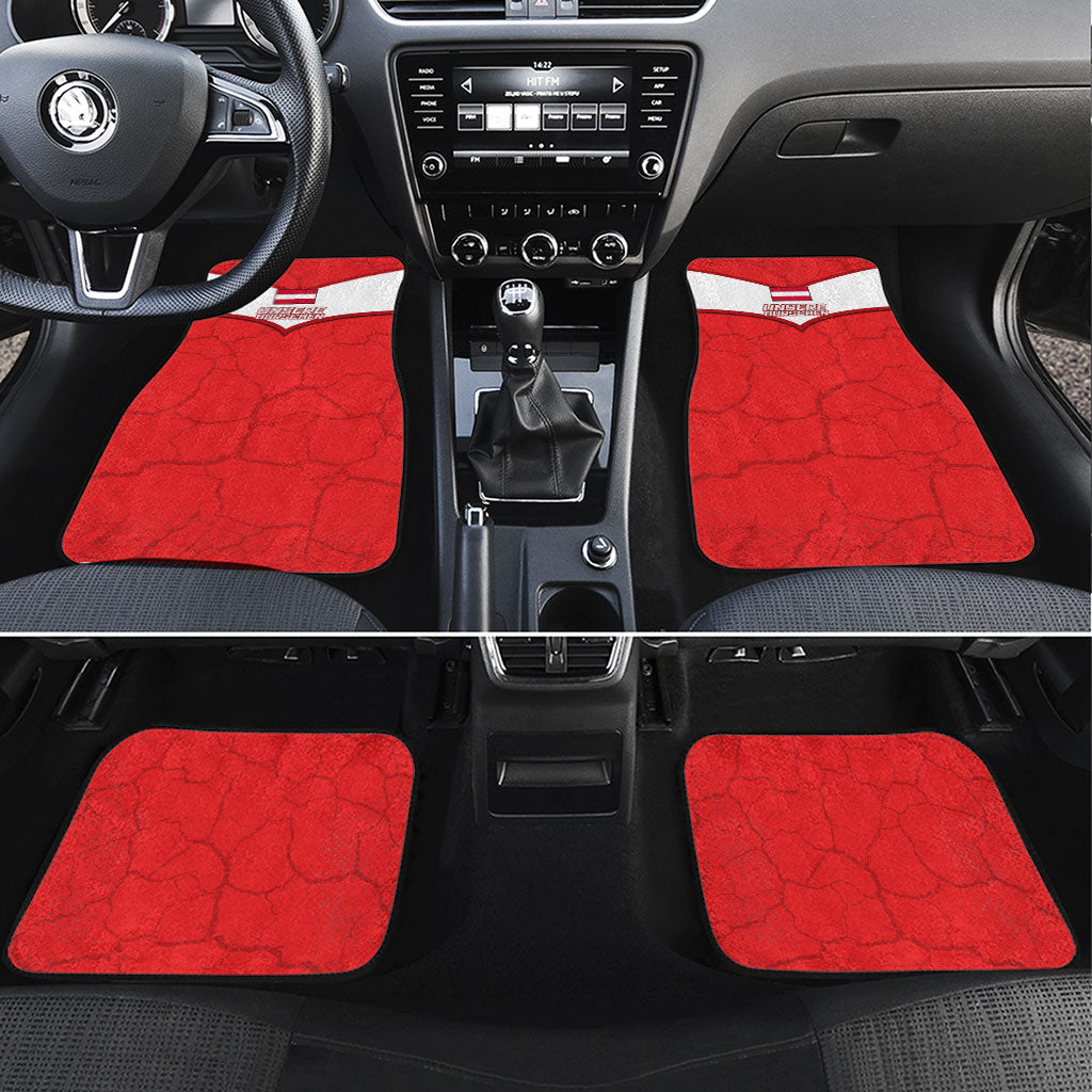 Austria Football Car Mats Unsere Burschen Eagle Mascot
