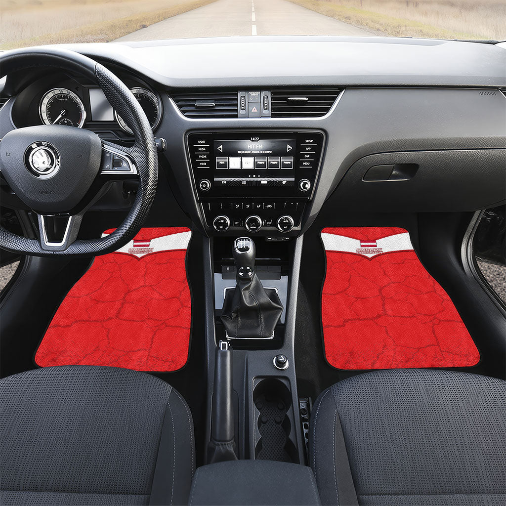 Austria Football Car Mats Unsere Burschen Eagle Mascot