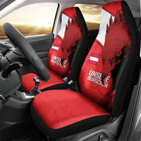 Austria Football Car Seat Cover Unsere Burschen Eagle Mascot
