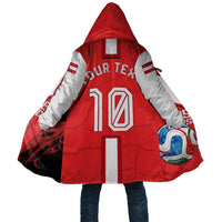 Personalized Austria Football Cloak Unsere Burschen Eagle Mascot