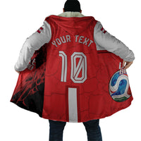 Personalized Austria Football Cloak Unsere Burschen Eagle Mascot