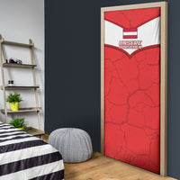 Austria Football Door Cover Unsere Burschen Eagle Mascot