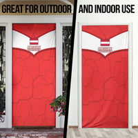 Austria Football Door Cover Unsere Burschen Eagle Mascot