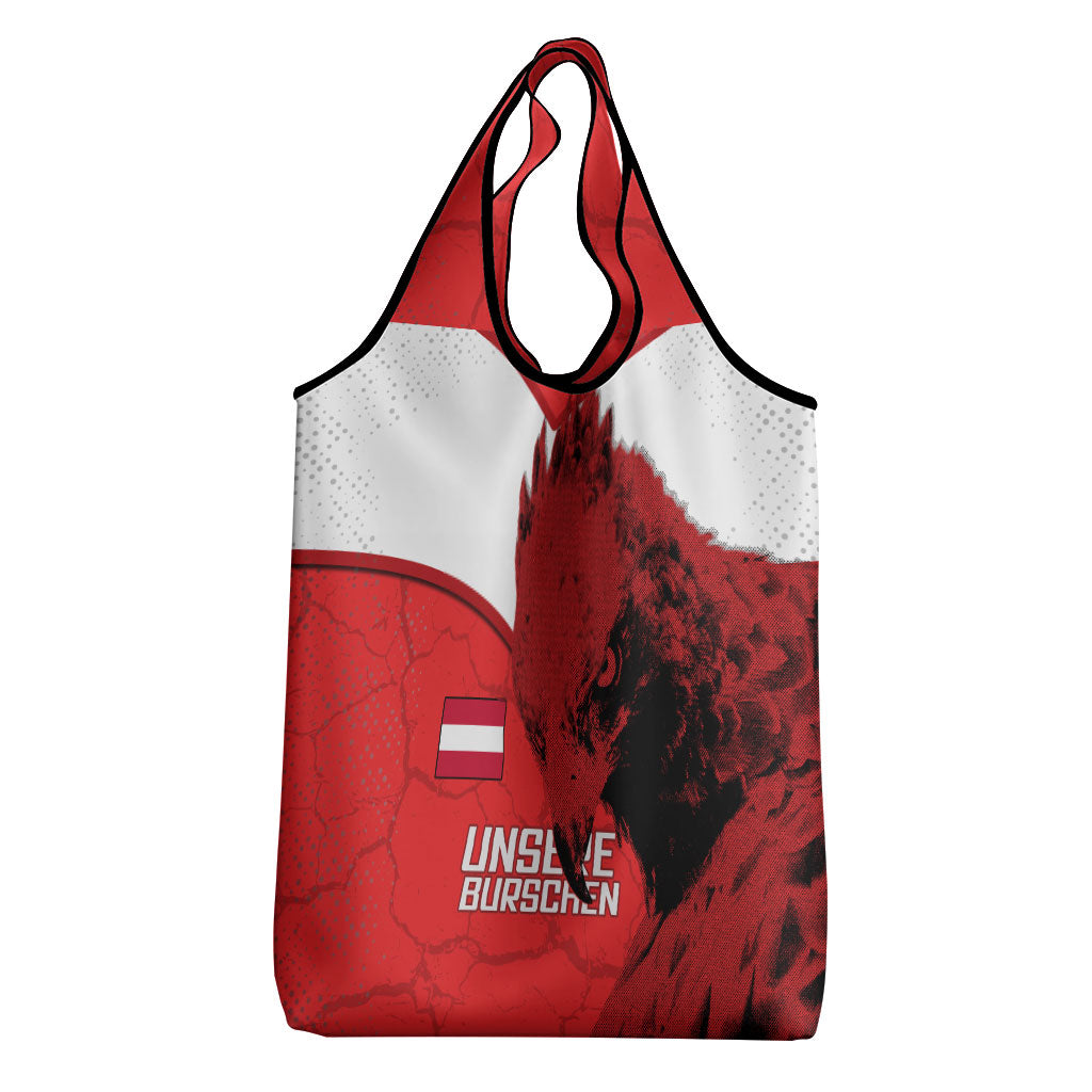 Austria Football Grocery Bag Unsere Burschen Eagle Mascot