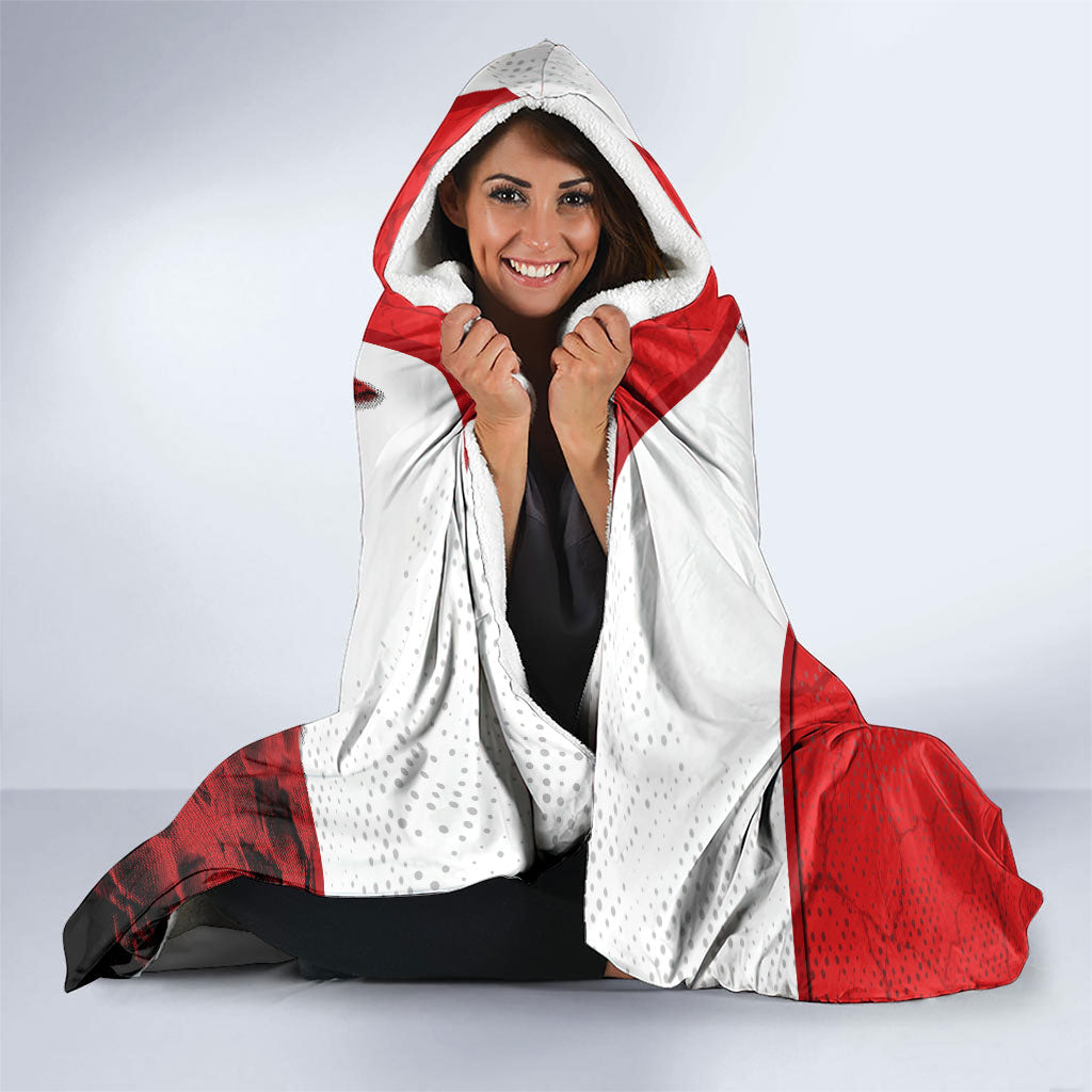 Austria Football Hooded Blanket Unsere Burschen Eagle Mascot