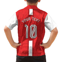 Personalized Austria Football Kid Hawaiian Shirt Unsere Burschen Eagle Mascot
